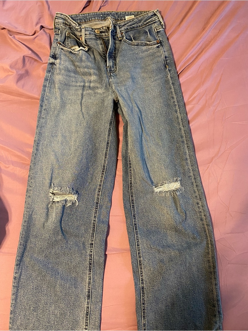 Old Navy High-Rise Distressed Women’s Jeans - Blue